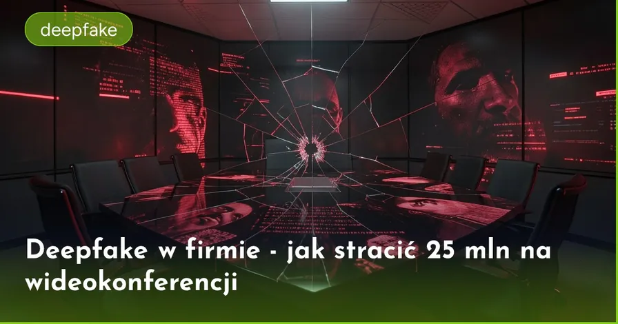Deepfake w firmie - jak stracić 25 mln na wideokonferencji